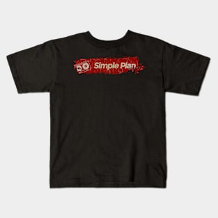 Simple Plan - Splash Vintage Kids T-Shirt